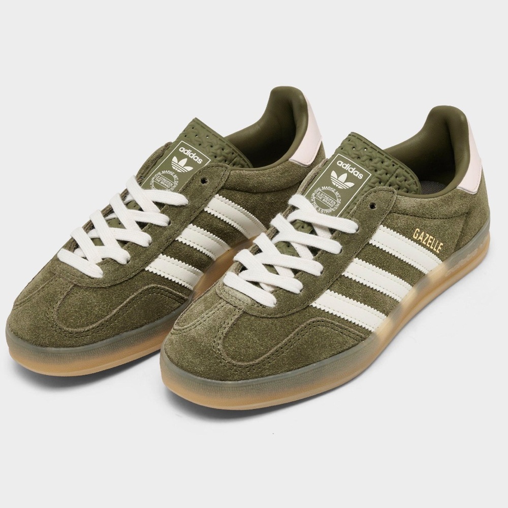 🫒 ADIDAS GAZELLE INDOOR OLIVE 🫒